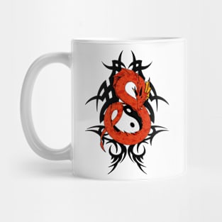 Dragon 41 yin yang Mug